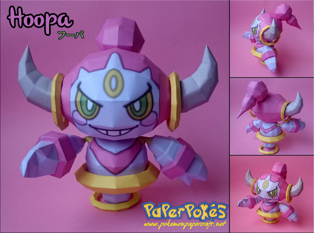 Hoopa Papercraft