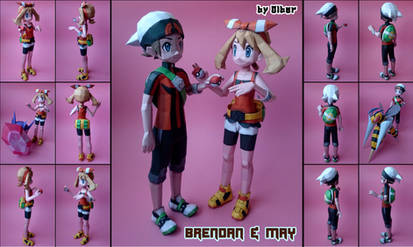 Brendan and May Papercraft