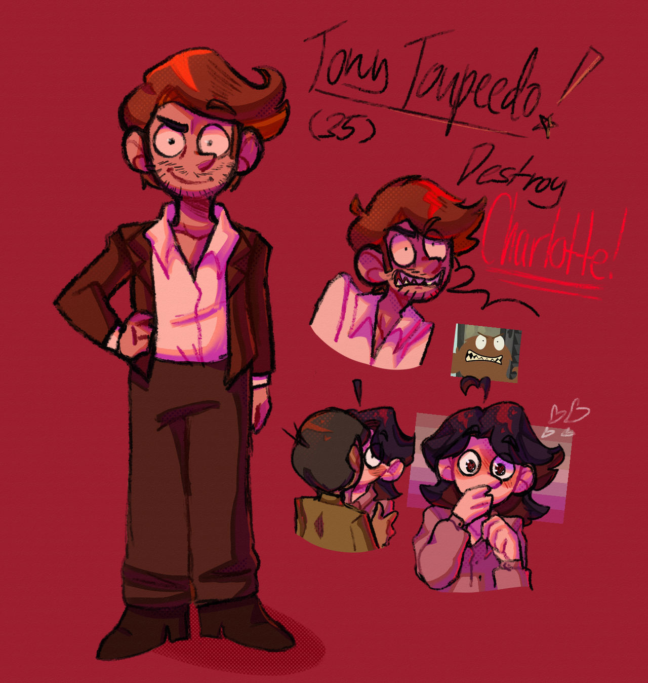 Toupee Rabbit Tony Toupeedo (Toupee gijinka) by Luisatherabbit on DeviantArt
