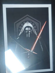 Star Wars VII: Force Awakening - Kylo Ren Print