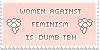 women against feminism stamp