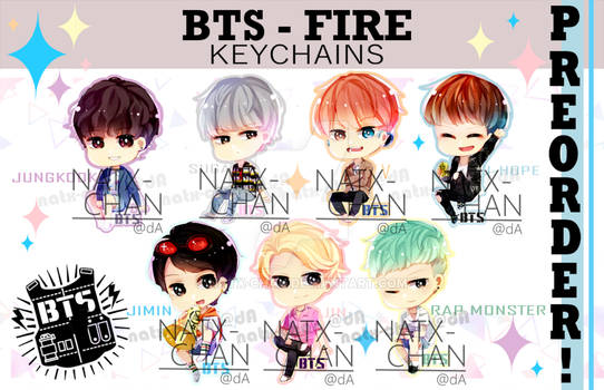 [KEYCHAINS] BTS - Fire