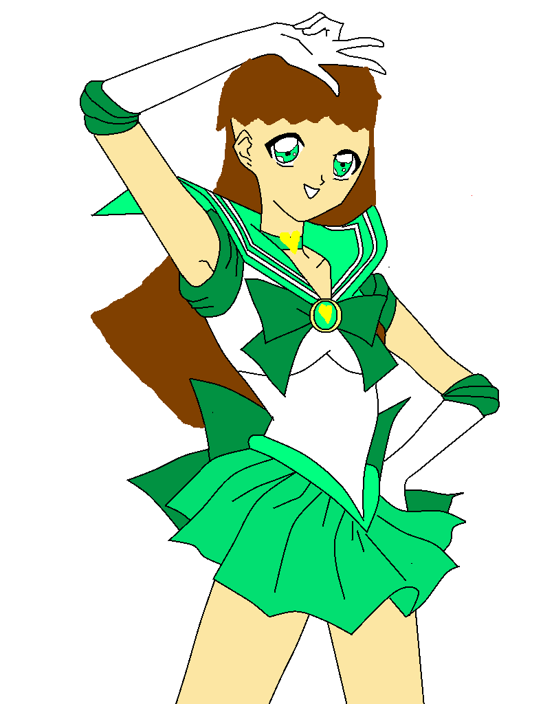 Stef as Sailor Green