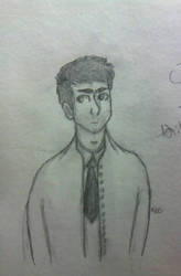 i totally forgot about this drawing.   CASTIEL