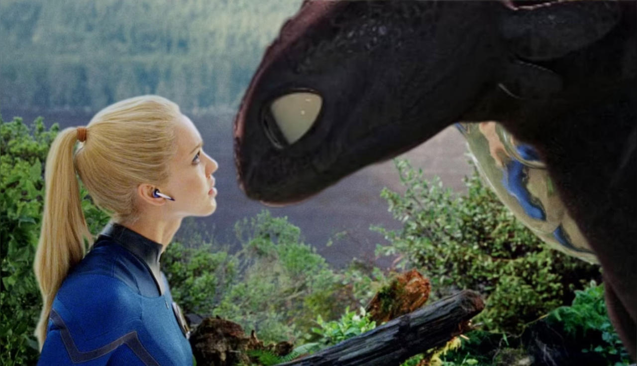 Toothless Going Invisible My Life 4 Toothless and Invisible Woman by fickquilesjoquail on DeviantArt