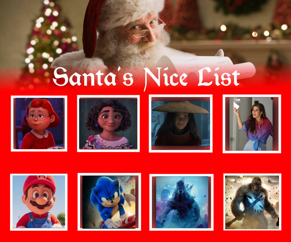 Santas Nice List for the Heroes by fickquilesjoquail on DeviantArt