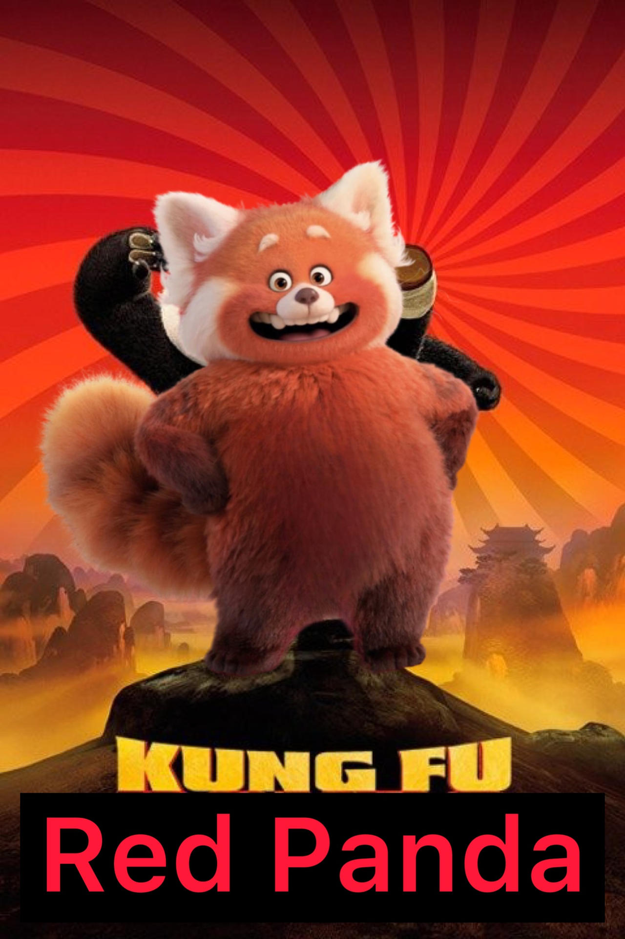 Kung Fu Red Panda by fickquilesjoquail on DeviantArt
