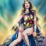 Wonder Woman in Royal Garb