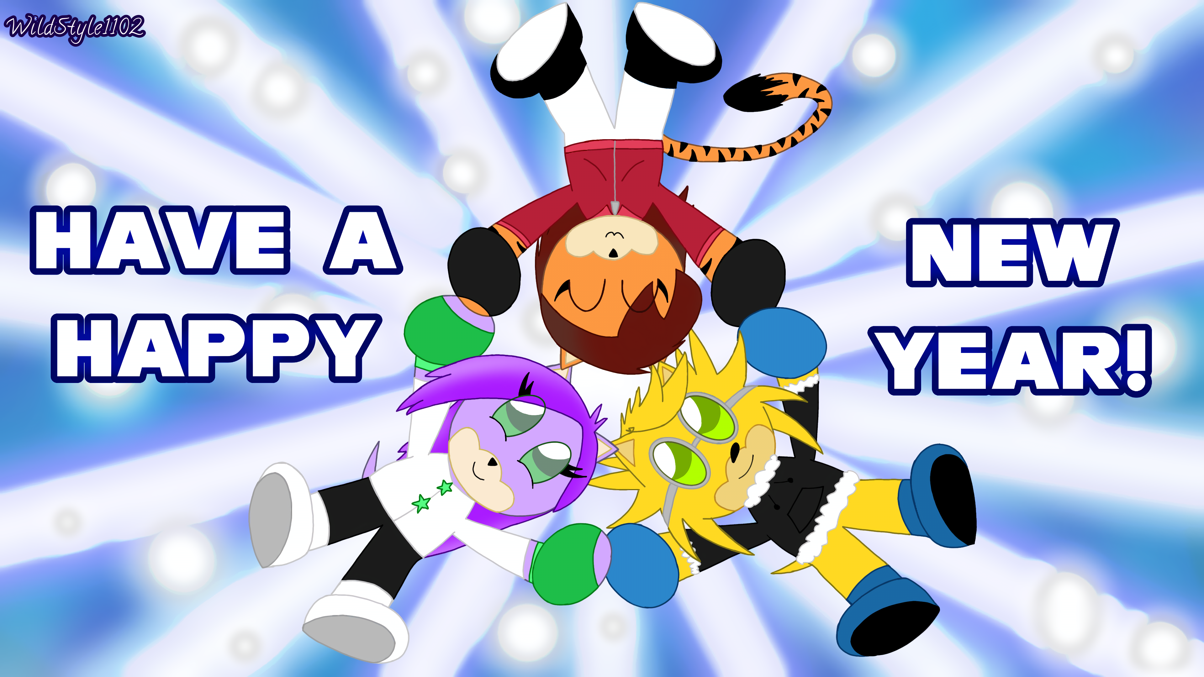 Friend Triangle Friend Triangle :3 (Happy New Year) by Wildstyle1102w on DeviantArt