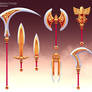 Golden Weapons Concept