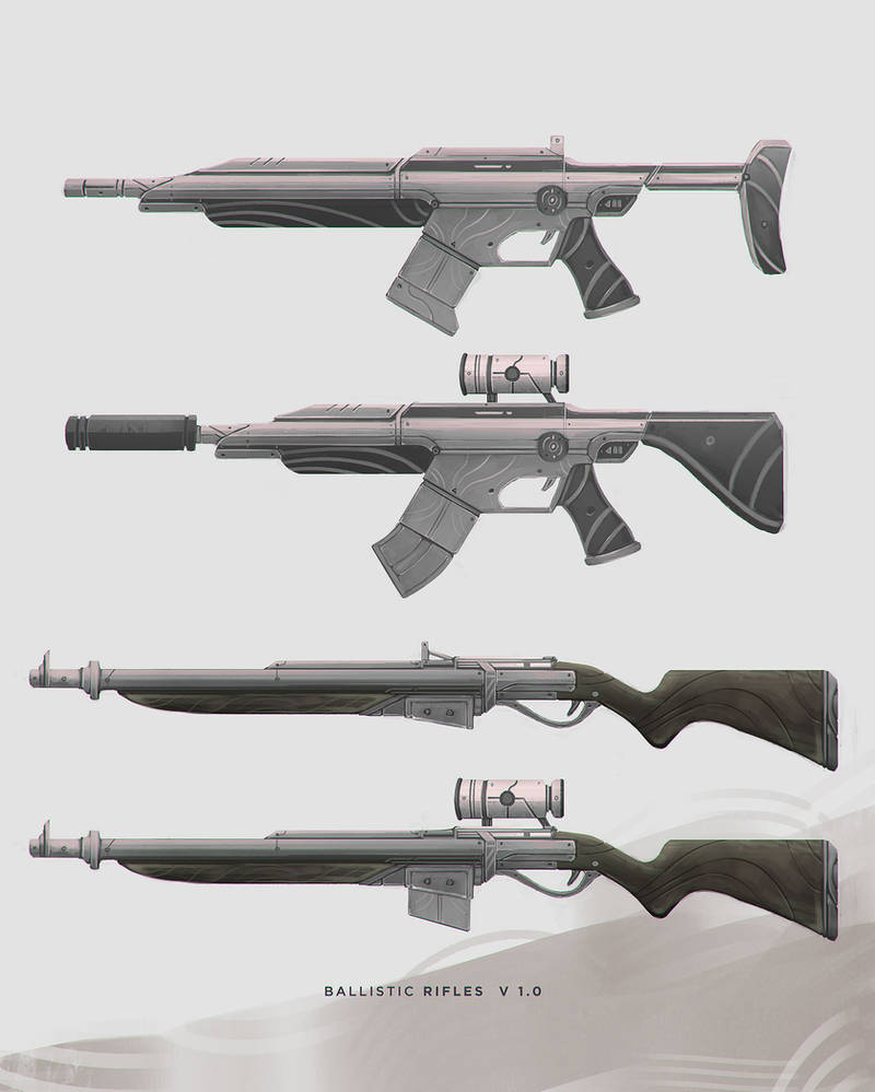 Ballistic Rifles by slipled on DeviantArt