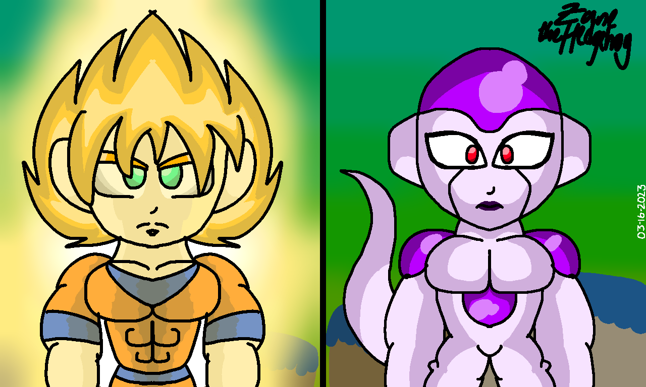 Super Saiyan Goku (Namek/Frieza Saga) by cxnvectixn on DeviantArt