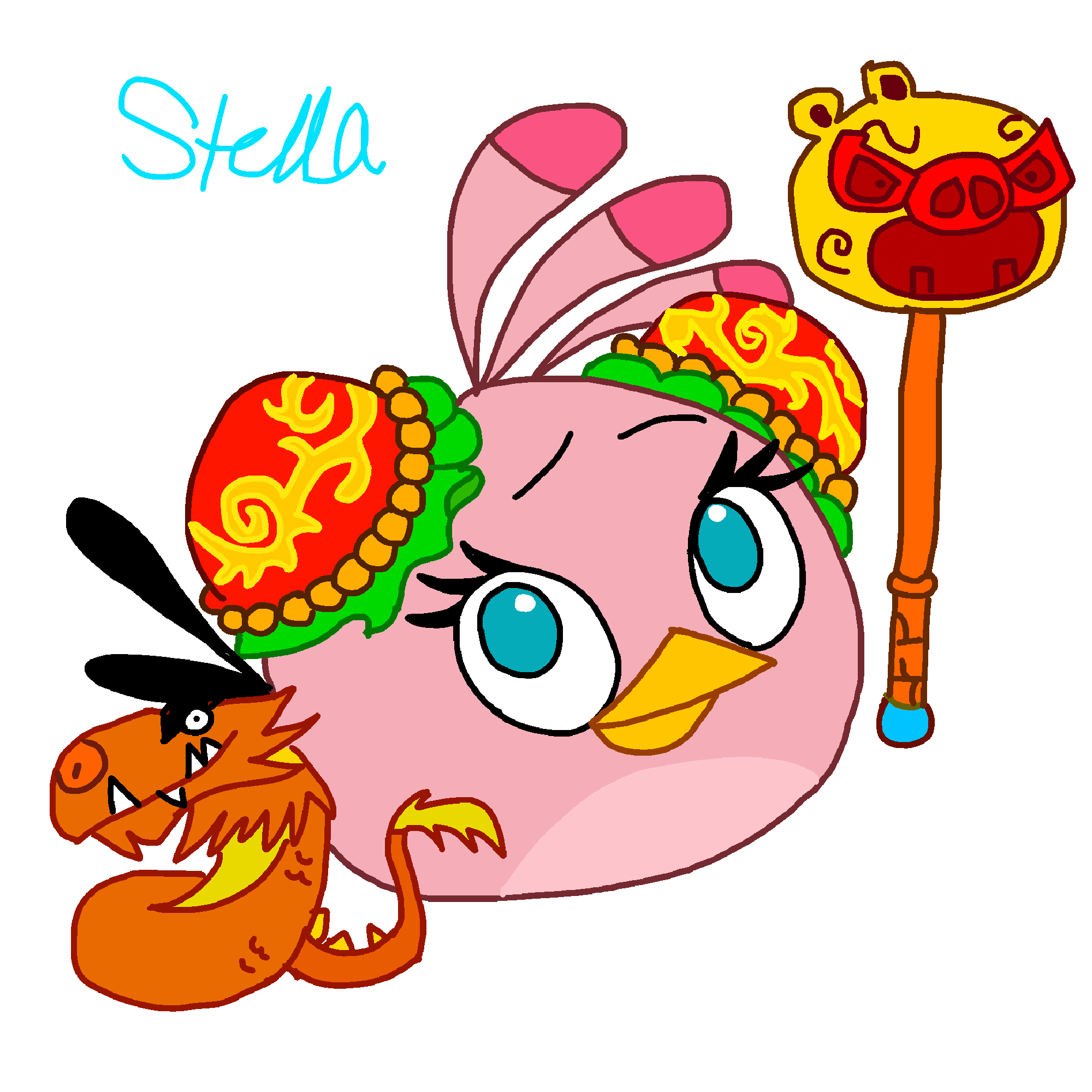 Stella Angry Birds By Fanvideogames On DeviantArt stella-angry-birds-by-fanvideogames-on-deviantart