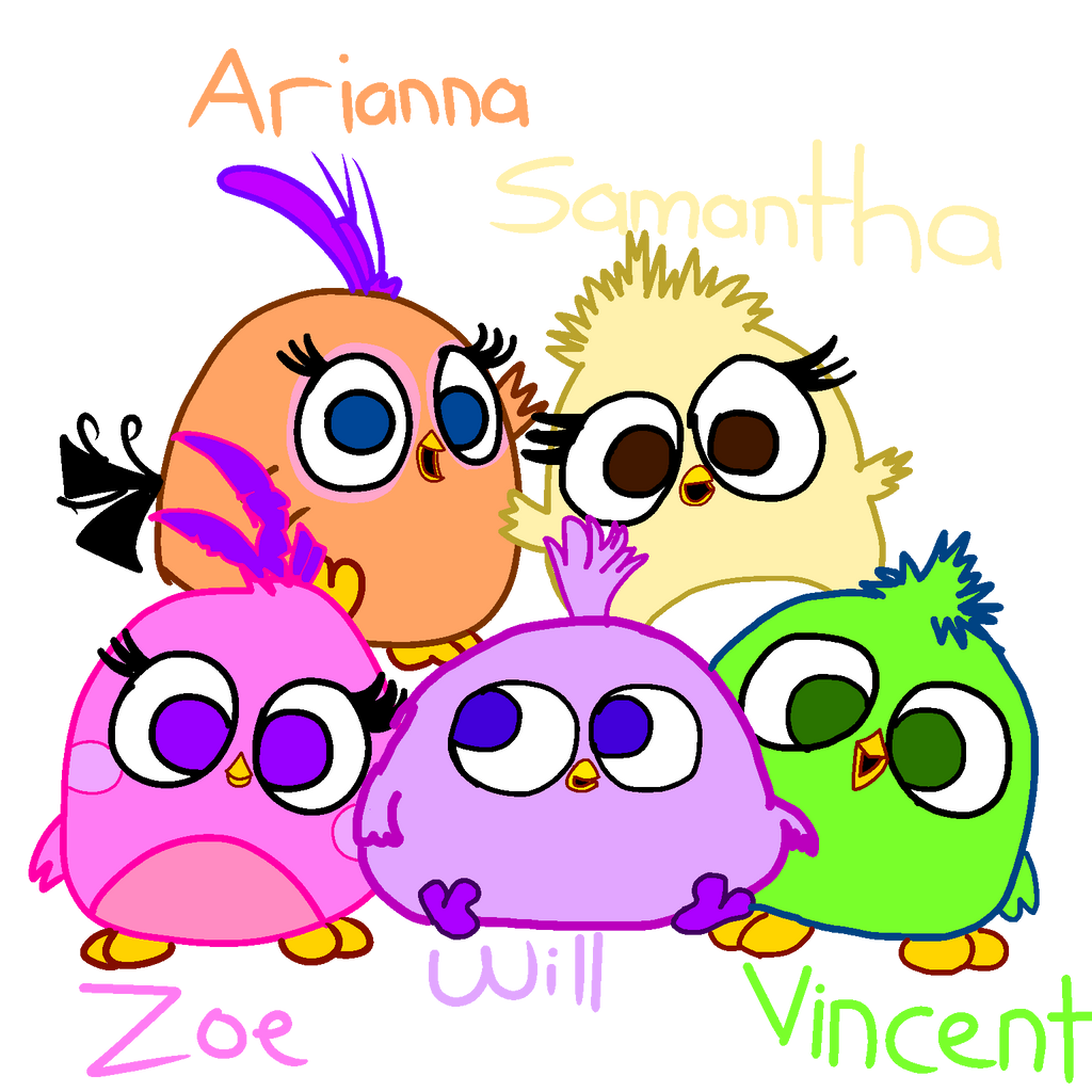 Angry birds hatchlings by fanvideogames on DeviantArt