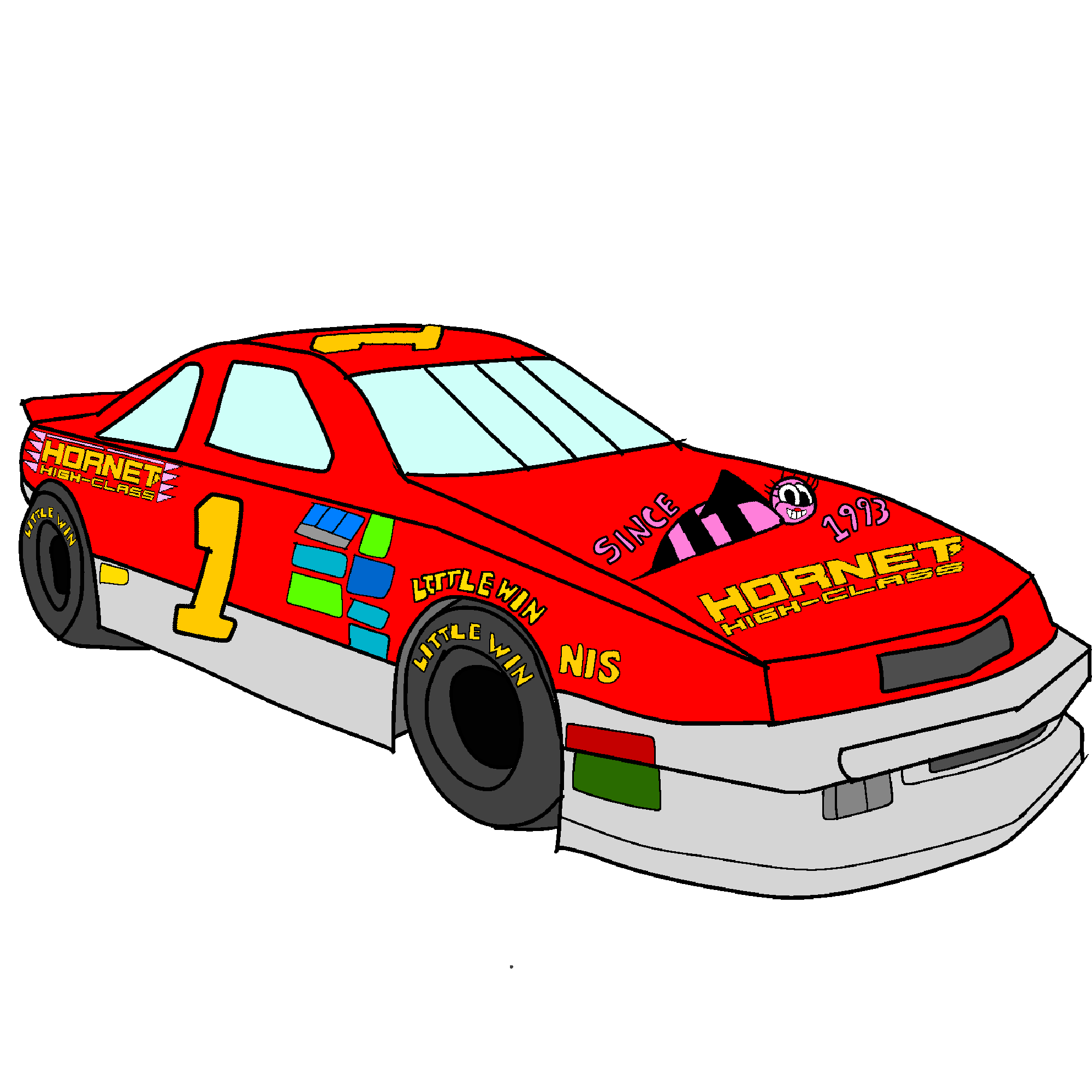 Daytona USA car 1 Red ( multiplayer )