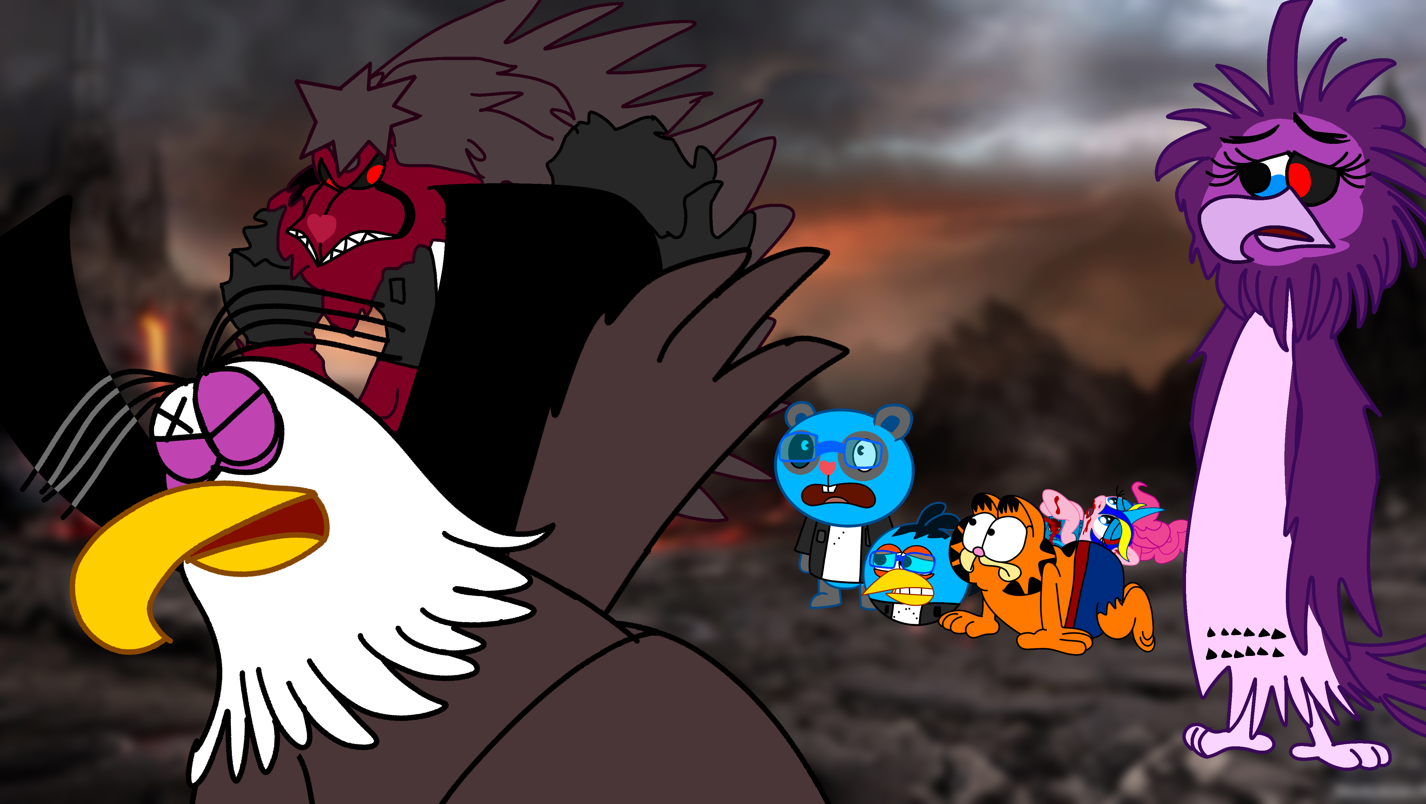 the death of mighty eagle by fanvideogames on DeviantArt the death of mighty eagle by fanvideogames on DeviantArt