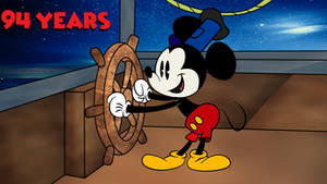 Steamboat 94 anniversary Mickey mouse
