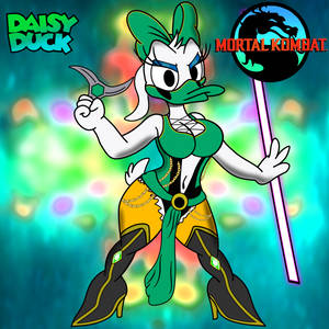 Mortal Kombat ( Daisy Duck as Jade )