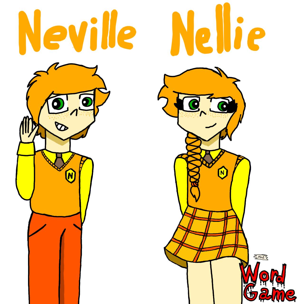 Alphabet Lore N in Human Names Nico by WeroMilo on DeviantArt