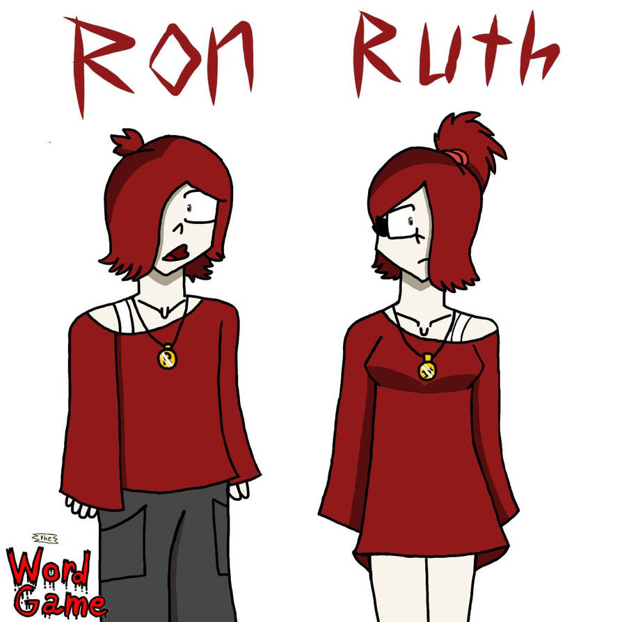 Alphabet Lore - Human R (+ his genderbend) by DayFromYouTube on DeviantArt