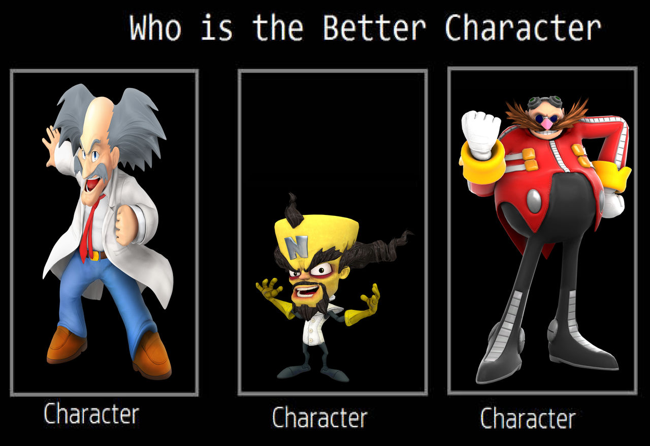 Dr. Wily, Dr. Cortex or Dr.Eggman by MJWatt1998 on DeviantArt