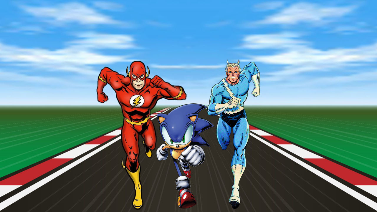 Flash Vs Sonic Vs Quicksilver By MJWatt1998 On DeviantArt flash-vs-sonic-vs-quicksilver-by-mjwatt1998-on-deviantart