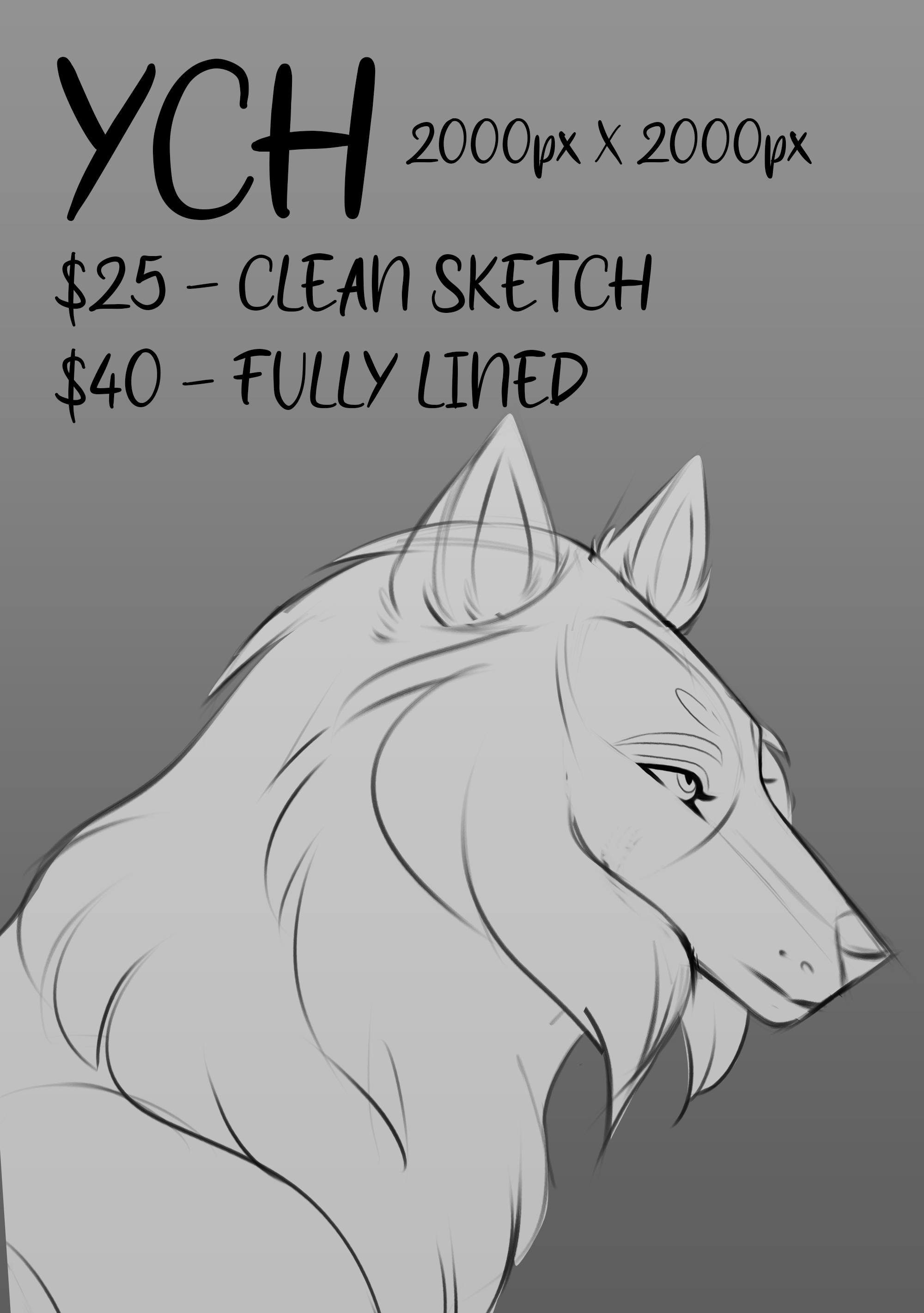 Wolf YCH - CLOSED by Renzaele on DeviantArt