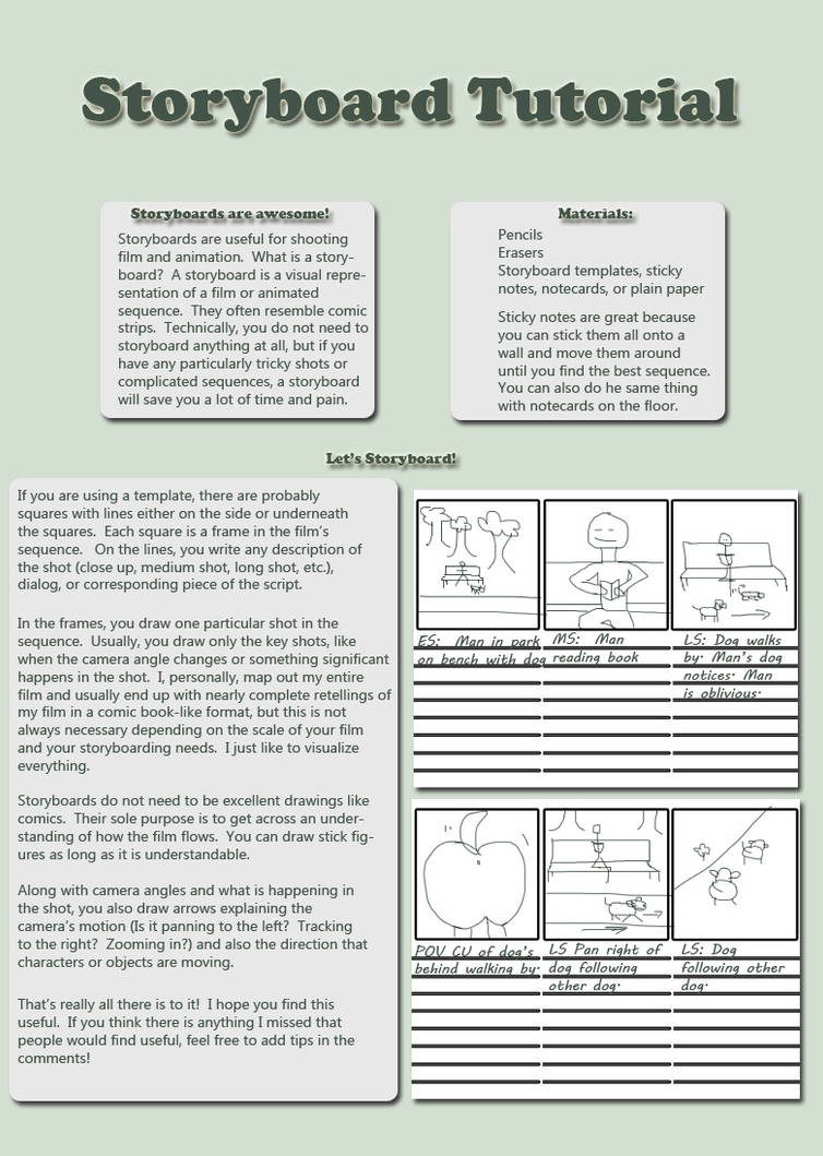 Storyboard Tutorial by Cinestress on DeviantArt