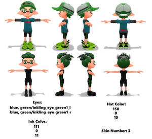 Green Topaz Inkling Reference Sheet