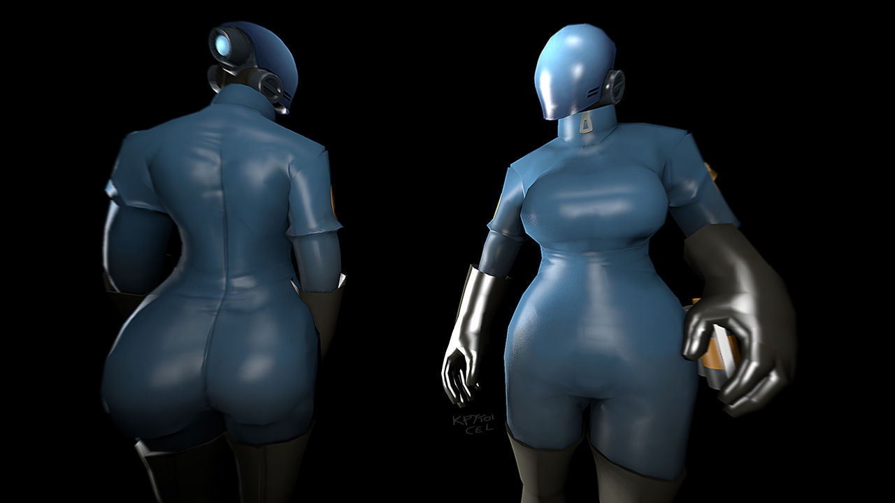 Fem Pyro Model Fem pyro in haydee style by KRYTOICEL on DeviantArt