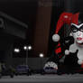 Big Harley Quinn in a small town.