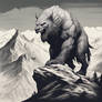 Beast of the Mountain (DreamUp Creation)