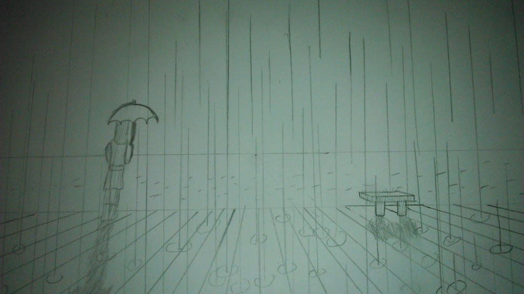 simple raining scene (instructions given to me) by minexpert on DeviantArt