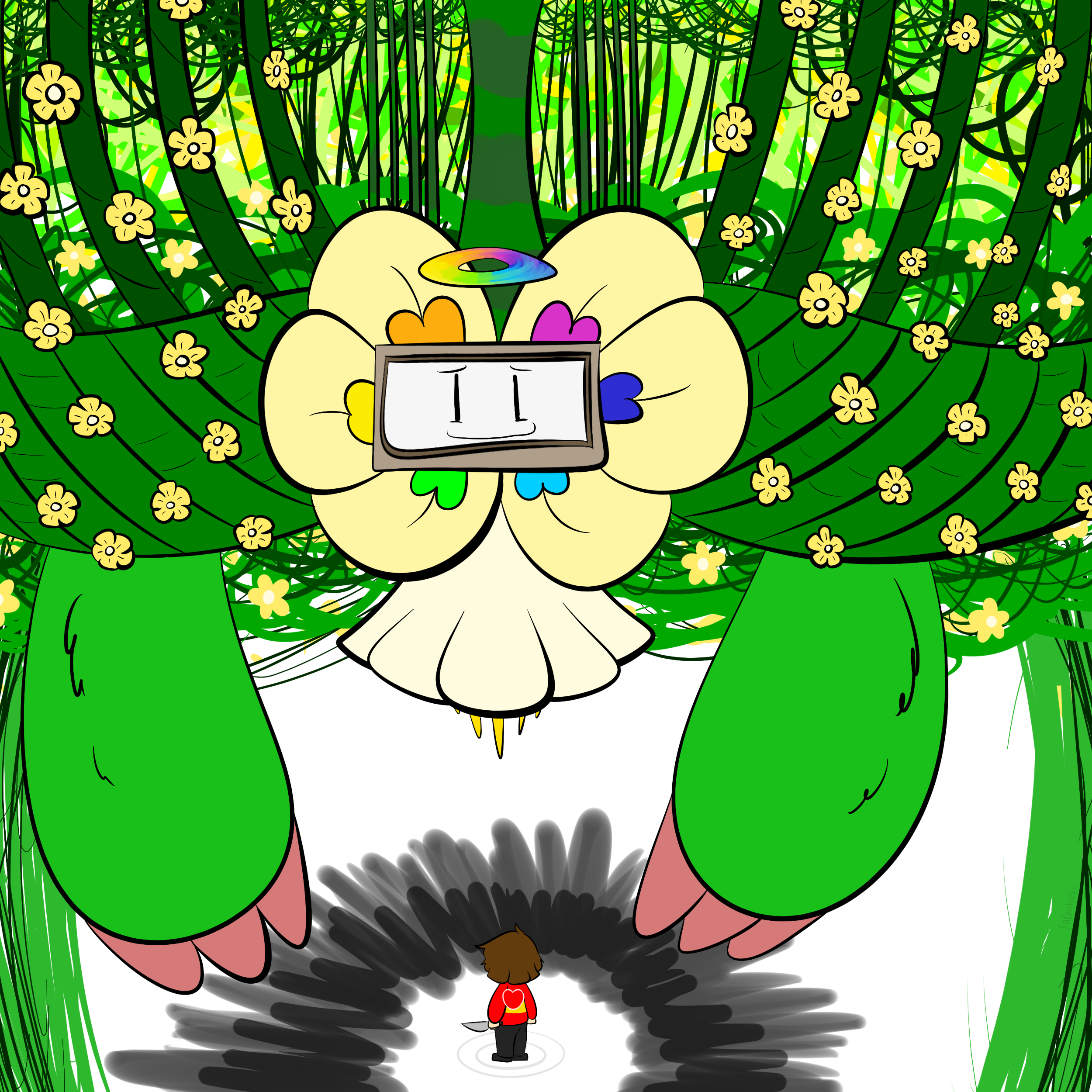 Omega Flowey FanArt by Tenrione on Newgrounds