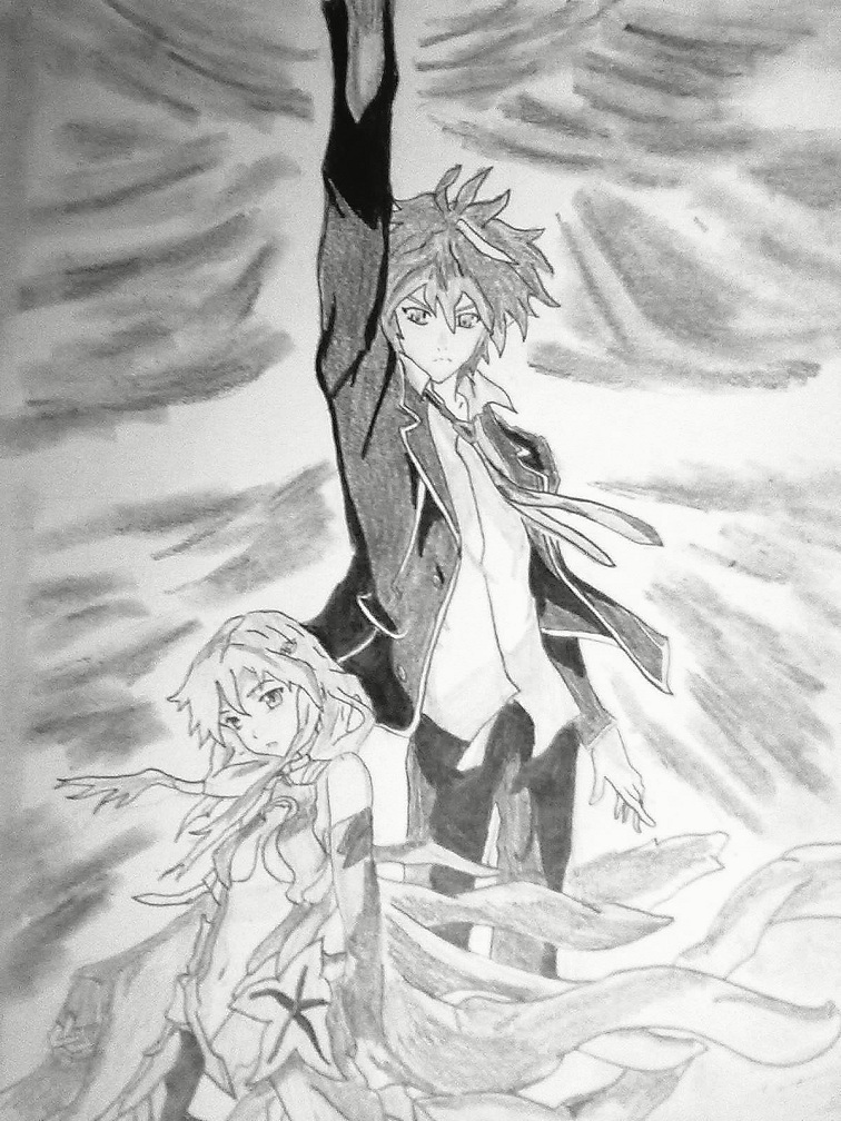 shu x inori guilty crown by yue093 on DeviantArt