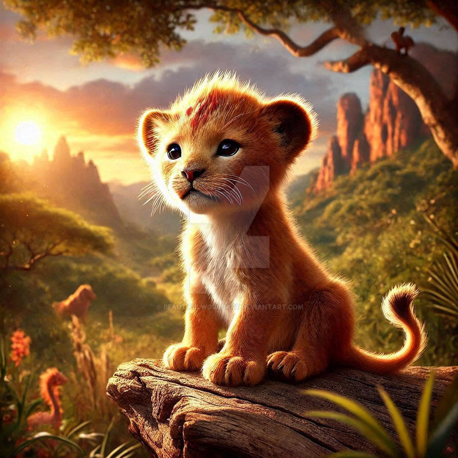 Baby Simba 8 by BeautifulWorldArt on DeviantArt