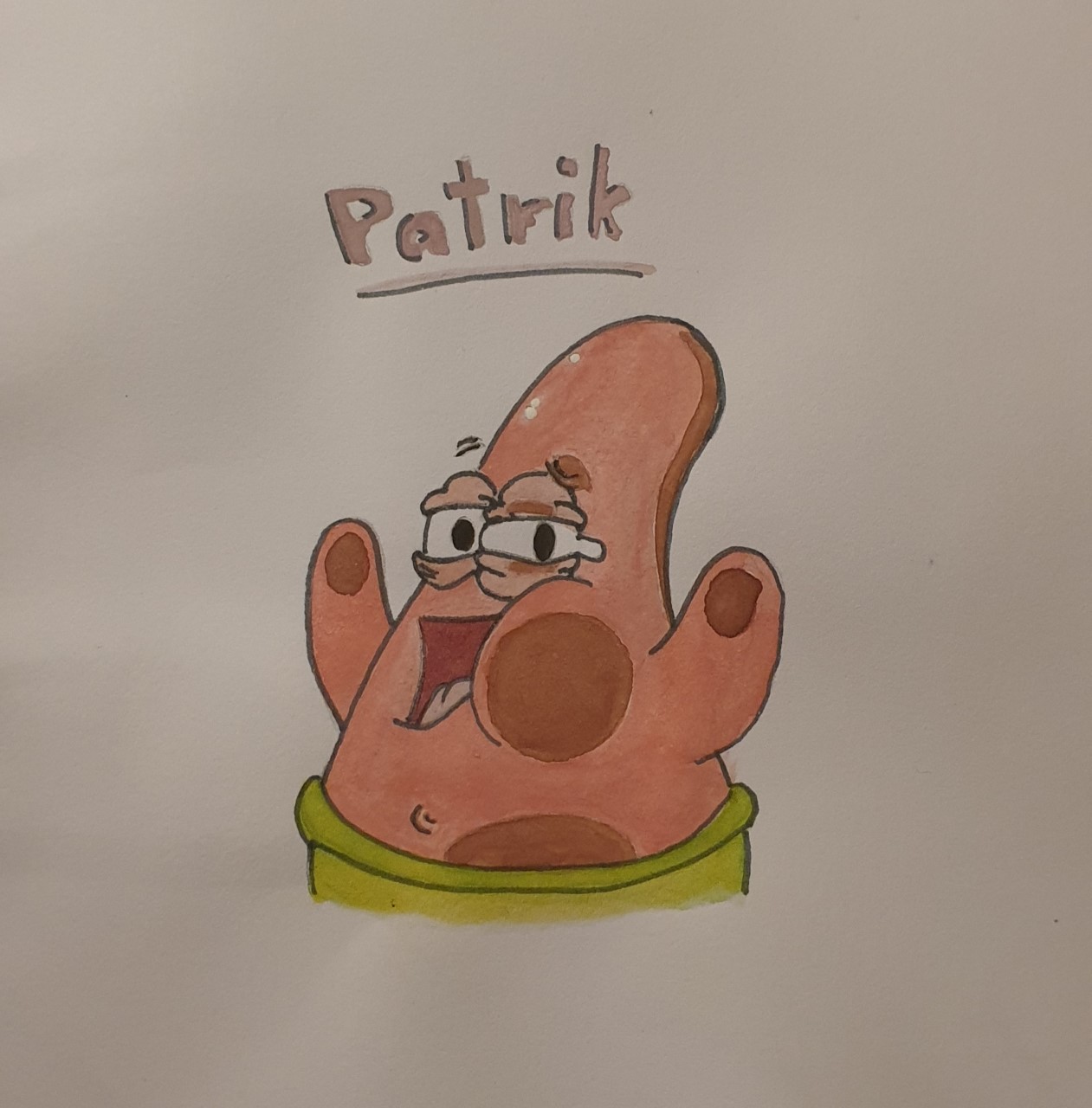 Patrick Touch Deviantart Patrick by 1spacestar1 on DeviantArt