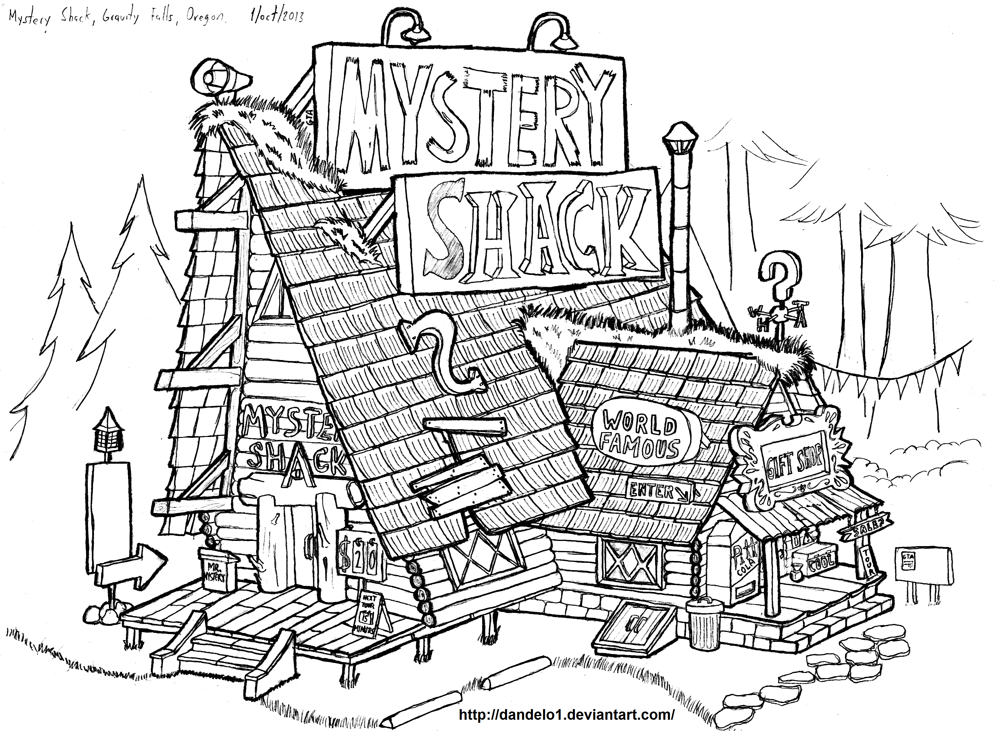 Mystery Shack - Gravity Falls, Oregon