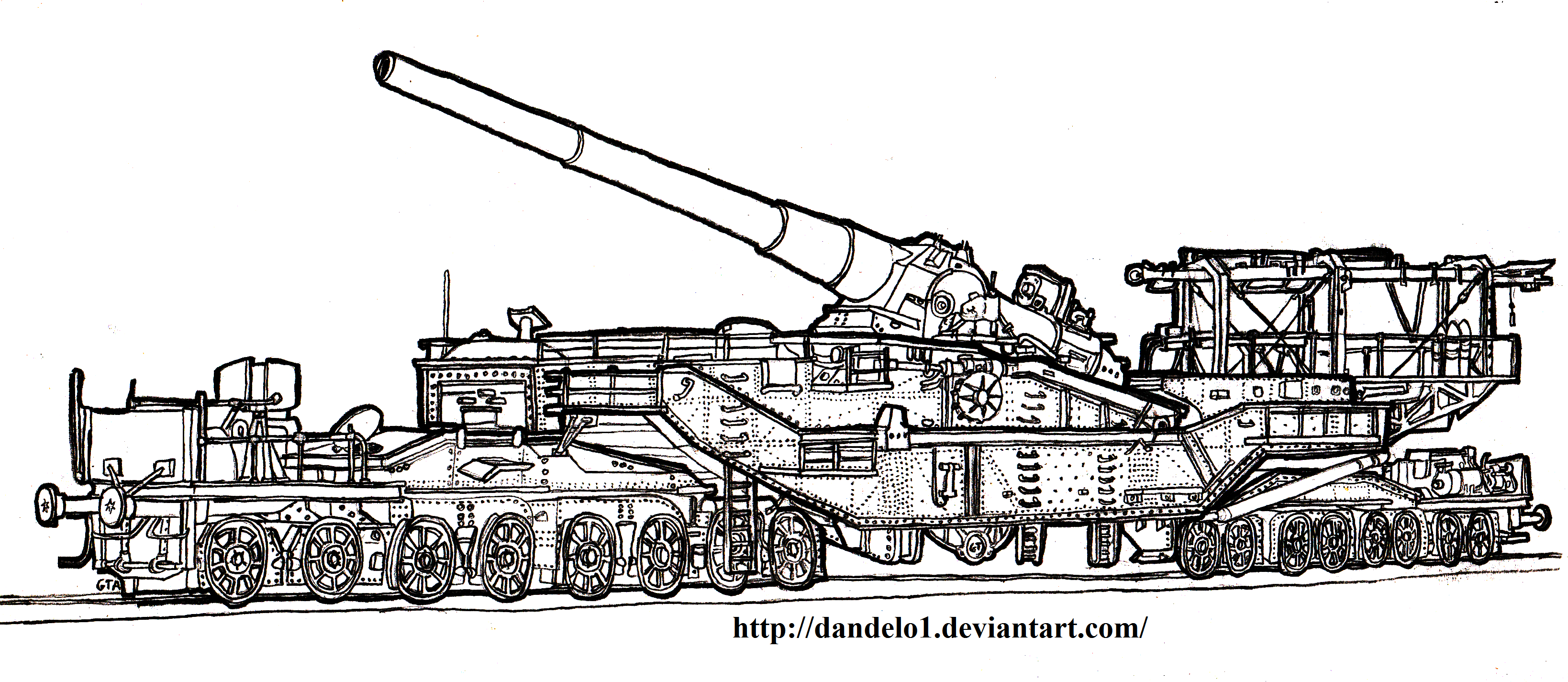 1938 Railway Gun TM-3-12 (305 mm) by Dandelo1 on DeviantArt