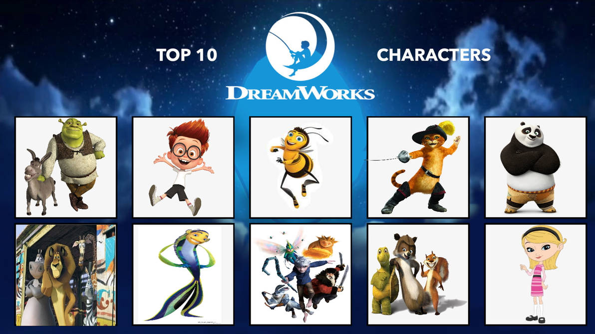 My Top 10 Favorite DreamWorks Animation Characters by StanMarshFan20 on ...