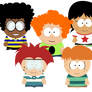 Lincoln's Friends in South Park Style