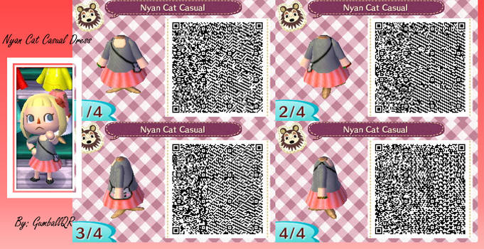 Nyan Cat Casual Dress