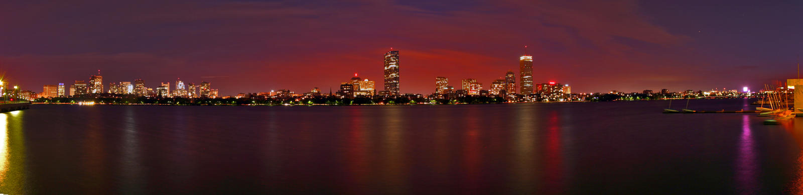 Boston Skyline panorama