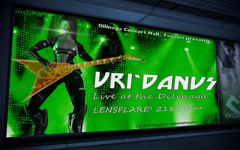 Uri'Danus concert advertising on the Citadel