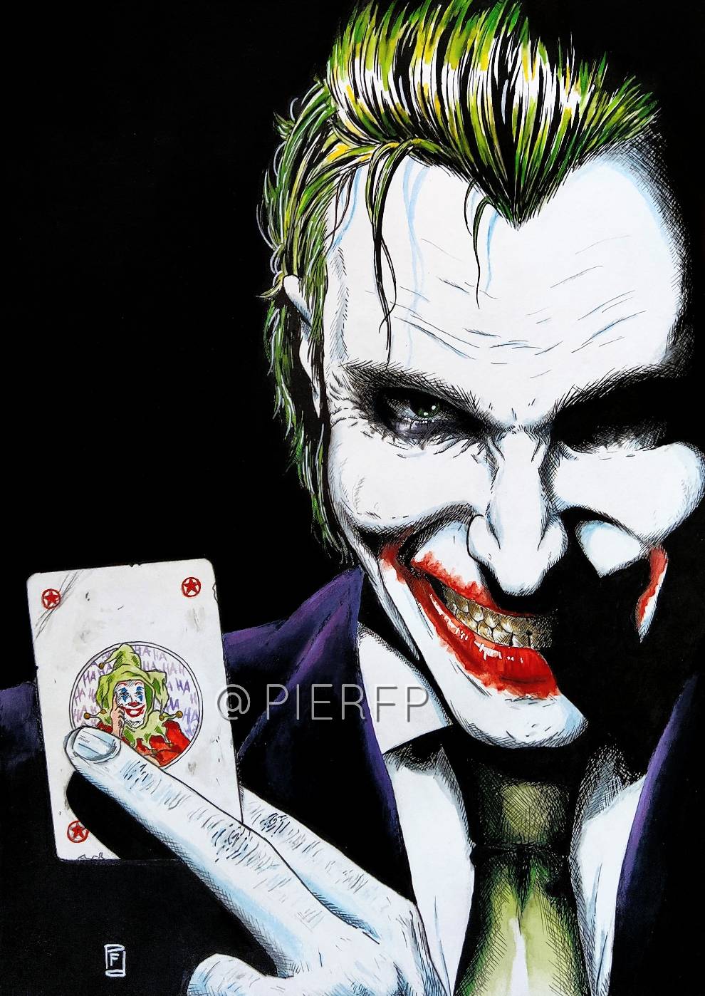 The Man Who Laughs (Joker fanart) by Pierfp on DeviantArt