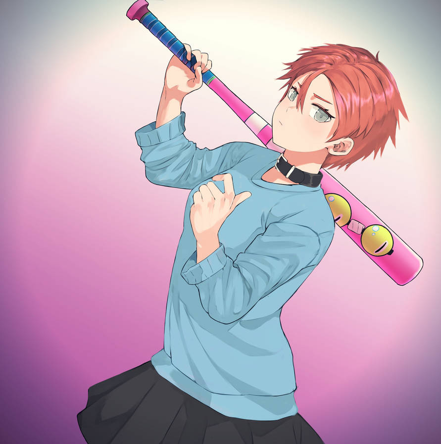 Sam Chan Designs Sam-chan with a baseball bat by BaconSeat on DeviantArt
