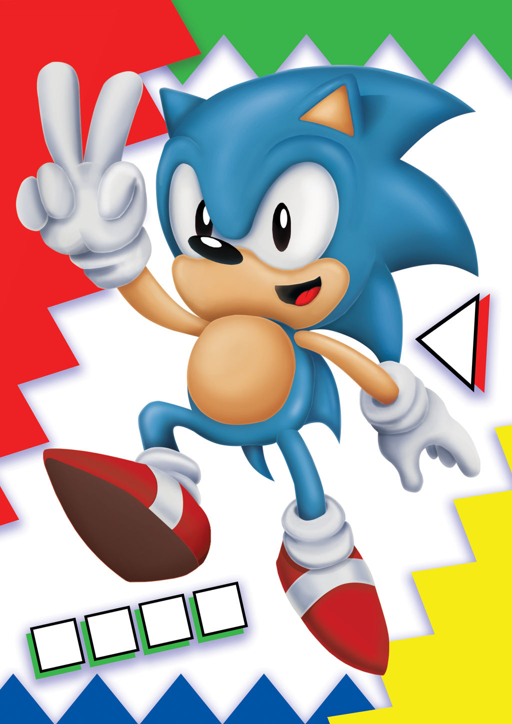 Classic Sonic by Stewthepooh on DeviantArt