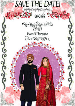 Wedding Invitation Illustration