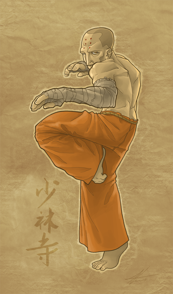 Monk in Meditation