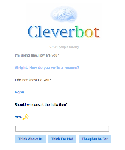 CLEVERBOT IS A HELIXIST?!?!